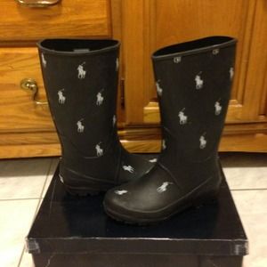 Polo- Ralph Lauren rain boots