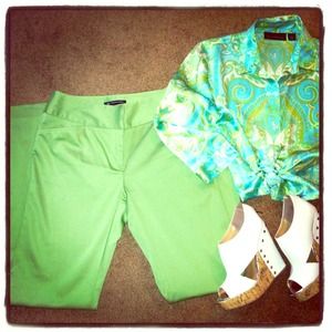 I.N.C Green Dress Pants