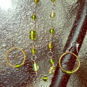 Necklace with matching earrings