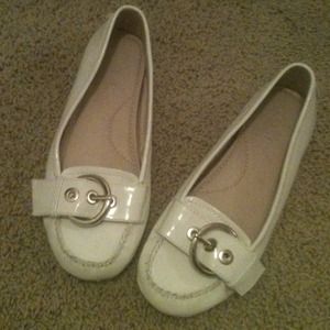 Nine West White Loafer