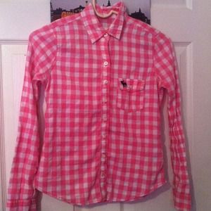Abercrombie kids plaid shirt