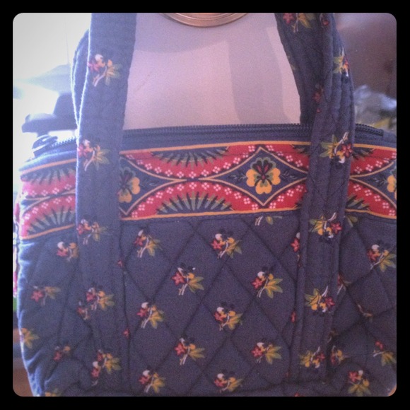 Blue and red Vera Bradley purse