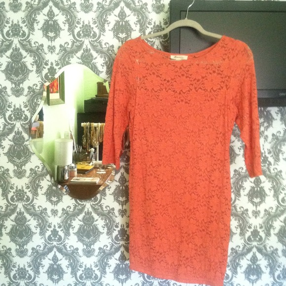Lace 3/4 Sleeve Dress