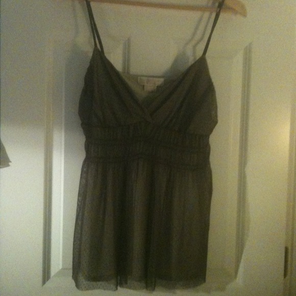 Michael Kors sleeveless babydoll tank