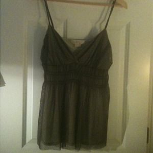 Michael Kors sleeveless babydoll tank