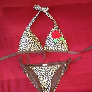 👙JUST REDUCED👙BODY GLOVE Swim Suit leopard print