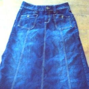 Long Denim Skirt sz8