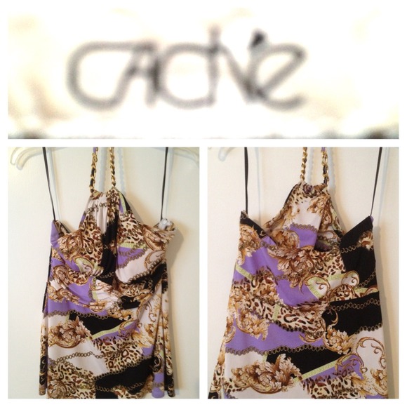 Multi color halter tank top