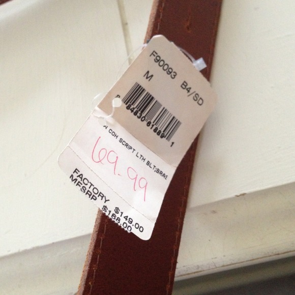Coach brown leather belt 🎀 - Picture 3 of 3