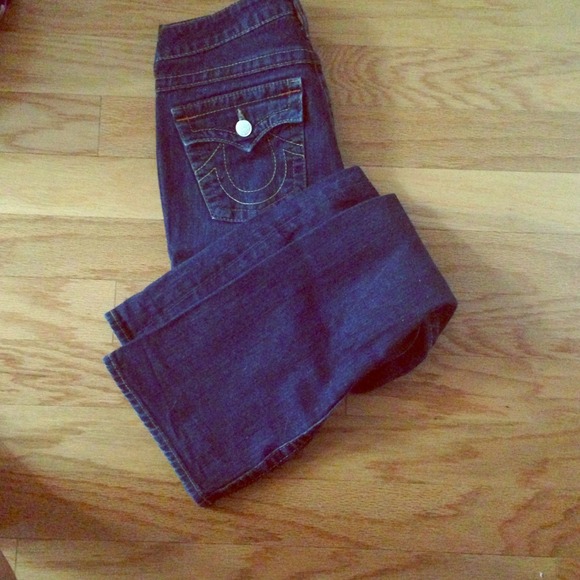 True Religion flared blue jeans. Size 29.