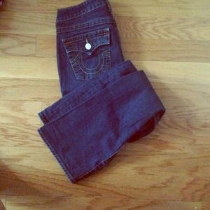 True Religion flared blue jeans. Size 29.