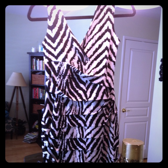 Zebra Print Stretchy Dress