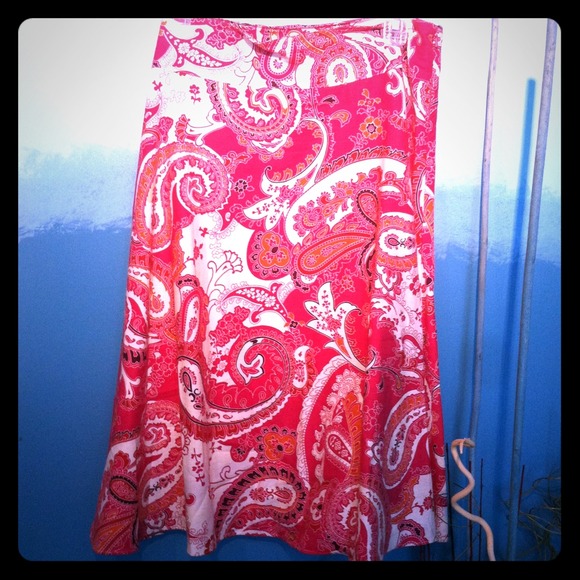 LIZ CLAIBORNE linen and cotton skirt