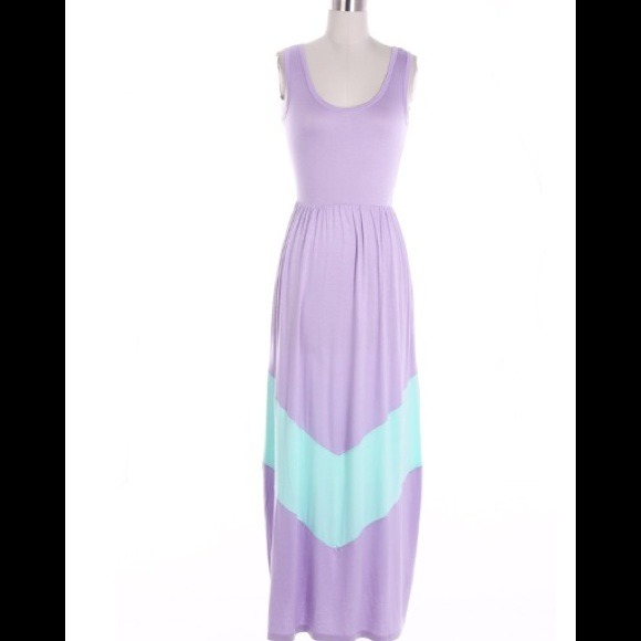 Lavender maxi dress