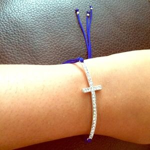 Crystal Cross Bracelet