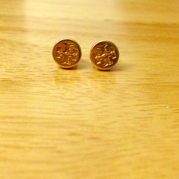 Tory Burch logo earrings
