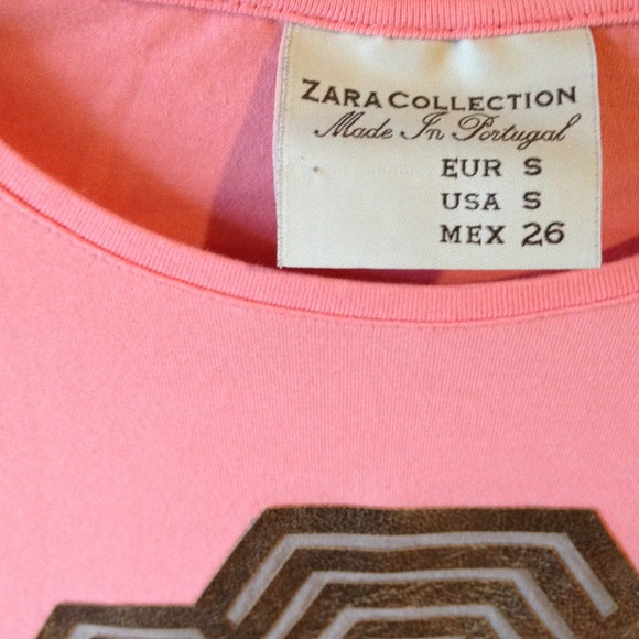 🔴SOLD🔴 Zara geometric print top - Picture 3 of 4