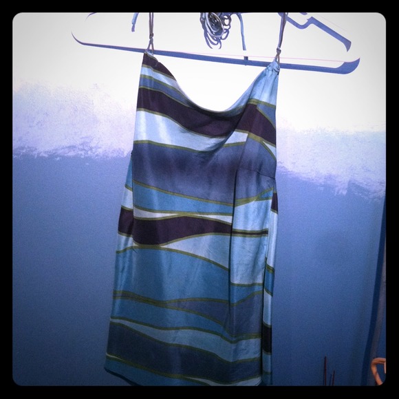 H&M 100 percent silk halter