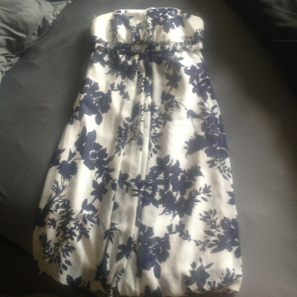 Strapless summer dress from David's bridal