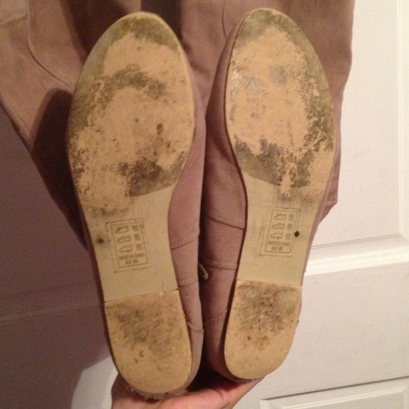 ⛔Traded⛔Nude thigh high boots - Picture 3 of 3