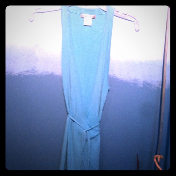 Turquoise wrap shirt - Picture 1 of 2