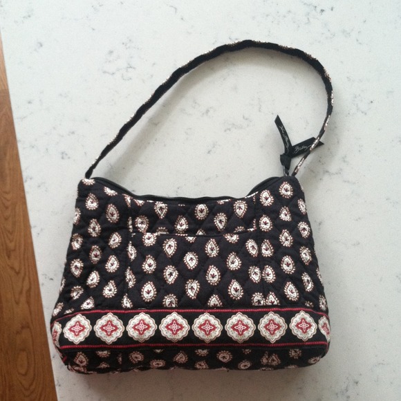 Black paisley print handbag!!