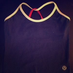 SOLD! Cropped Lululemon top.
