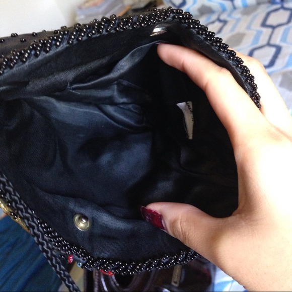 Sparkly beaded crossbody bag - Picture 2 of 4