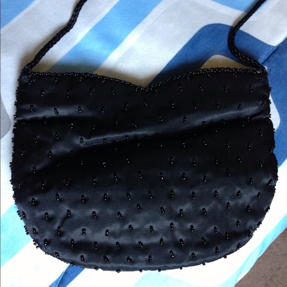 Sparkly beaded crossbody bag - Picture 3 of 4