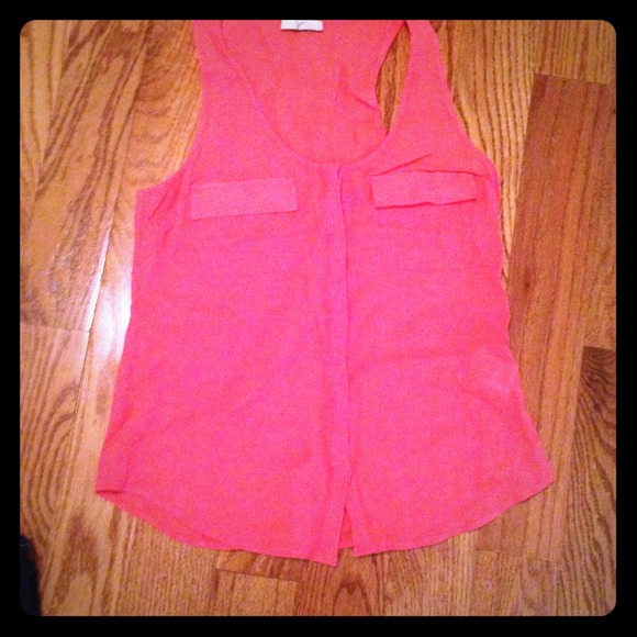 Joie top orange size small