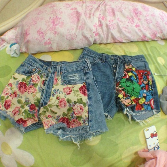 Marvel HW shorts