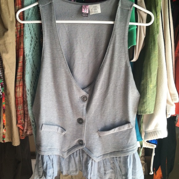 **SOLD****Grey vest