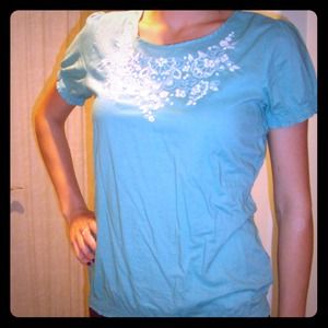 SOLD.Merona Green Blouse.