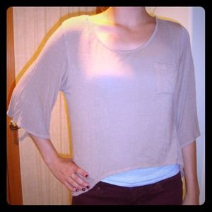 ❌SOLDTan-Colored Loose Top❌