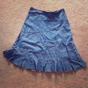 Denim skirt