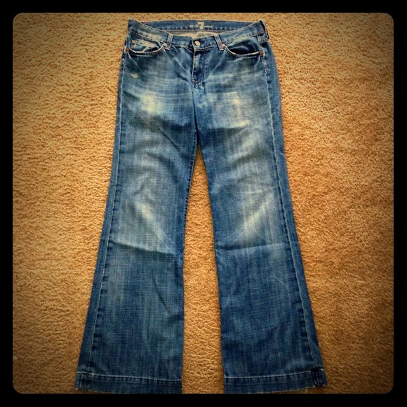 2 paid of seven for all mankind sz 31 and 30