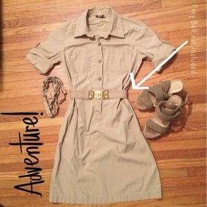 ⬇Reduced⬇Ann Taylor Loft Safari Dress