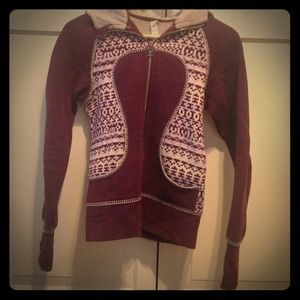 Purple lululemon sweatshirt