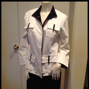 St. John White Suit Jacket