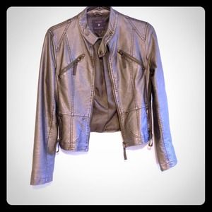 Faux leather jacket