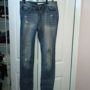 Dkny Ripped Jeans Size 10 ..