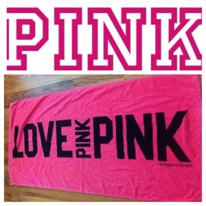 PINK by VS Beach Towel