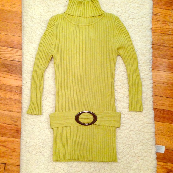 Green turtle neck from Joyce Leslie