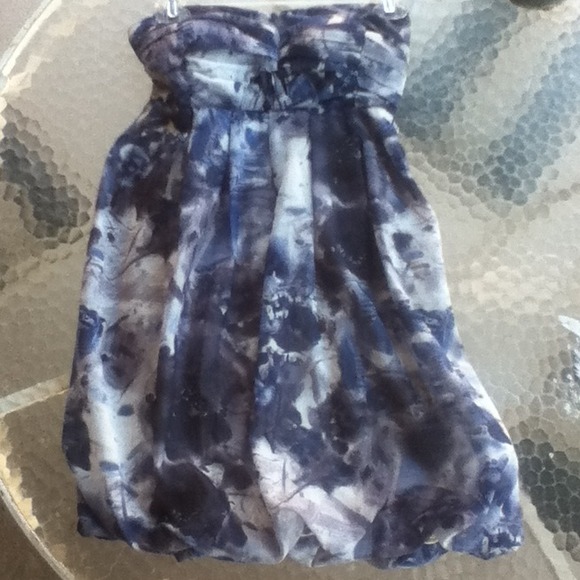 NWTstrapless floral dress