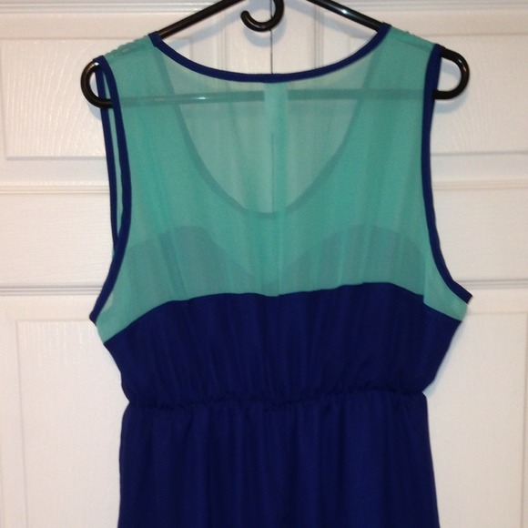 🚫SOLD IN BUNDLE🚫NWT Blue & Mint Dress!! - Picture 3 of 3