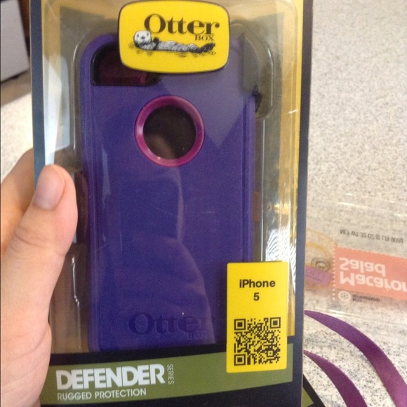 Purple otterbox for iPhone 5