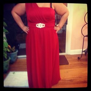 ✂Price Cut✂ Betsy & Adam red dress size 20W