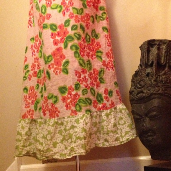 SOLD. Derek Heart floral maxi dress sz S - Picture 3 of 4
