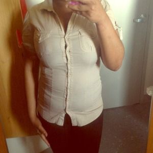 Long button up shirt