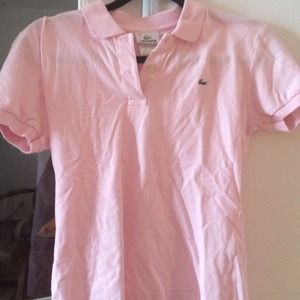 Light pink Lacoste polo shirt